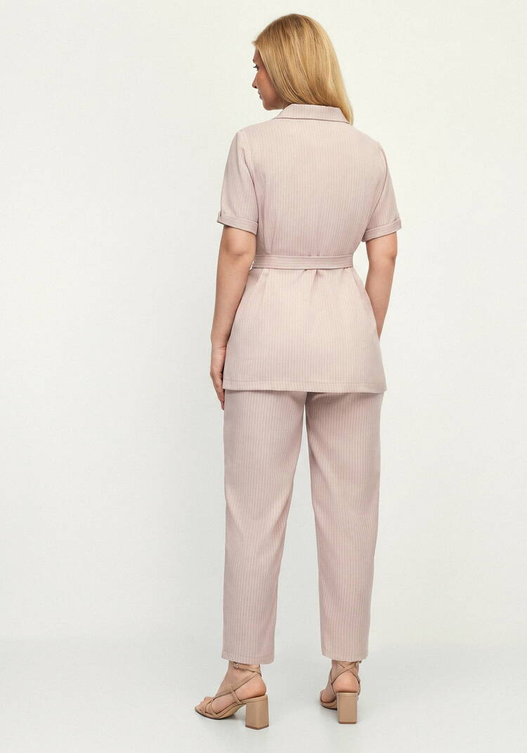 Костюм из жакета и брюк в полоску шир.  750, рис. 12