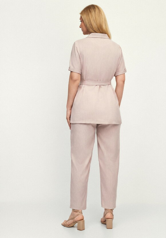 Костюм из жакета и брюк в полоску шир.  580, рис. 12