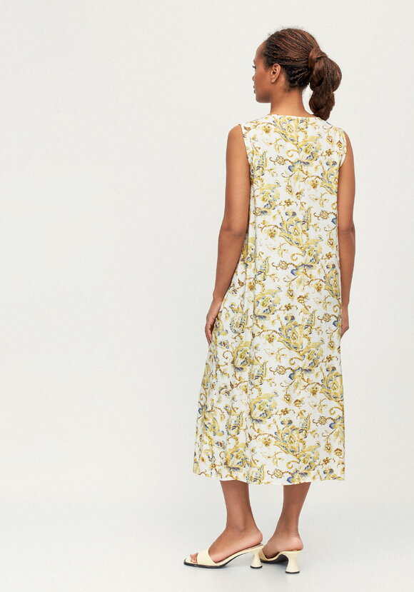 Сарафан изо льна с карманами Аурелия шир.  580, рис. 3