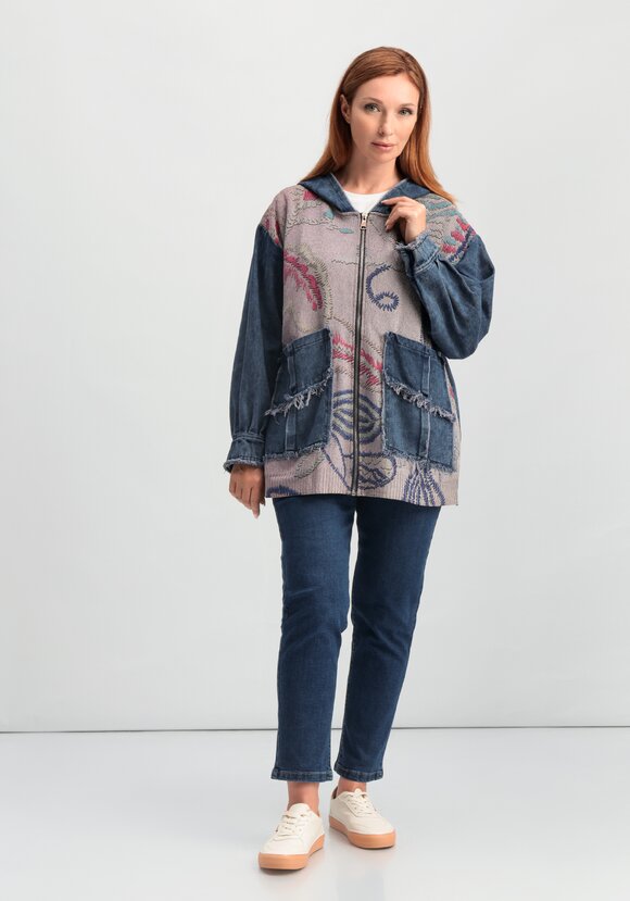 Джинсовая куртка Харпер шир.  580, рис. 13