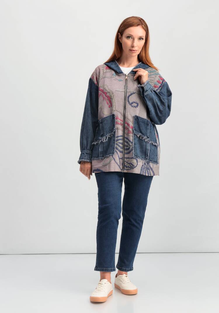 Джинсовая куртка Харпер шир.  750, рис. 13