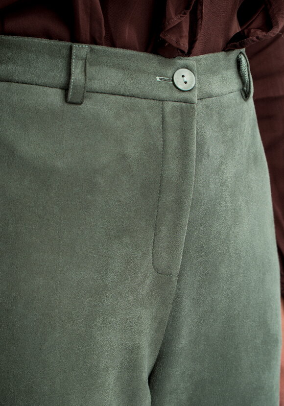 Брюки кюлоты из эко замши шир.  580, рис. 5