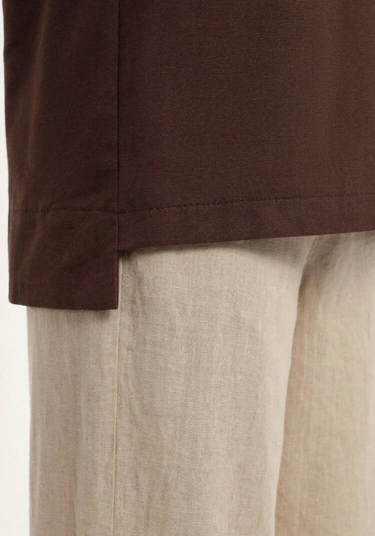 Блуза с принтом из льна шир.  750, рис. 14