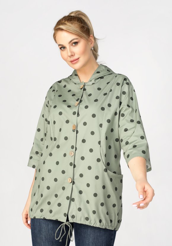 Ветровка женская с капюшоном Сильвия шир.  580, рис. 1