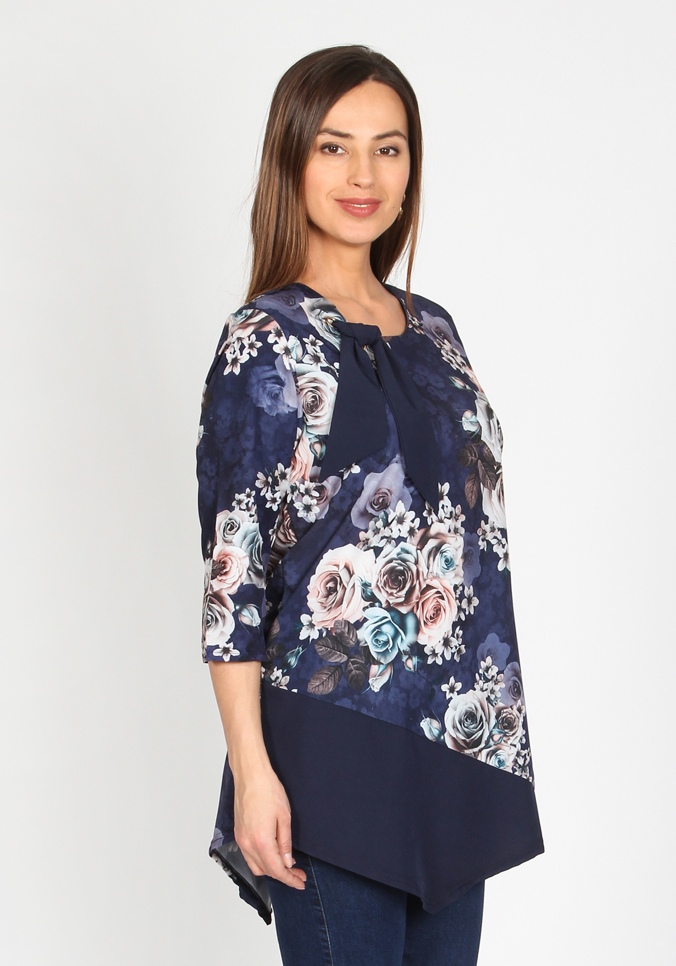 Блуза женская "Букет цветов", размер 52 - фото 6