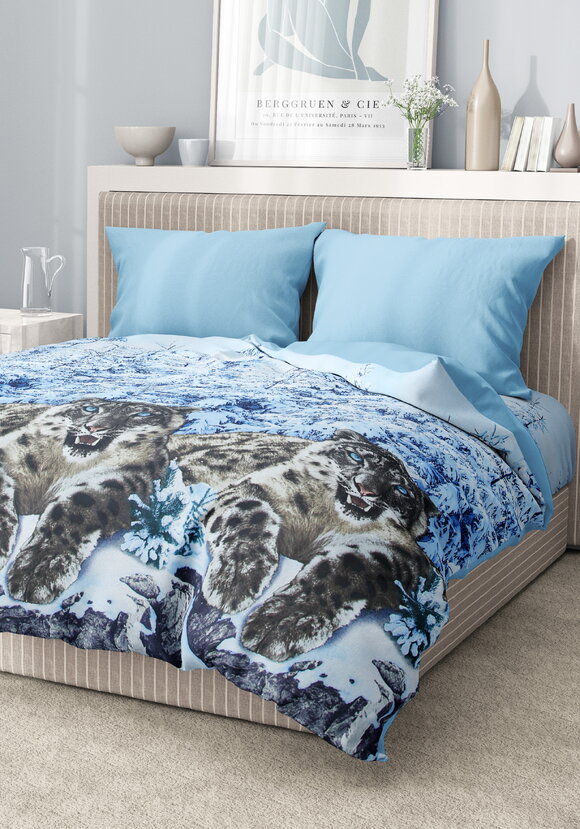 КПБ бязь Снежный барс шир.  580, рис. 3