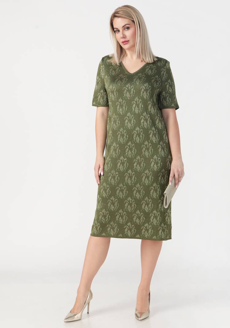 Платье с V-образным вырезом шир.  750, рис. 8