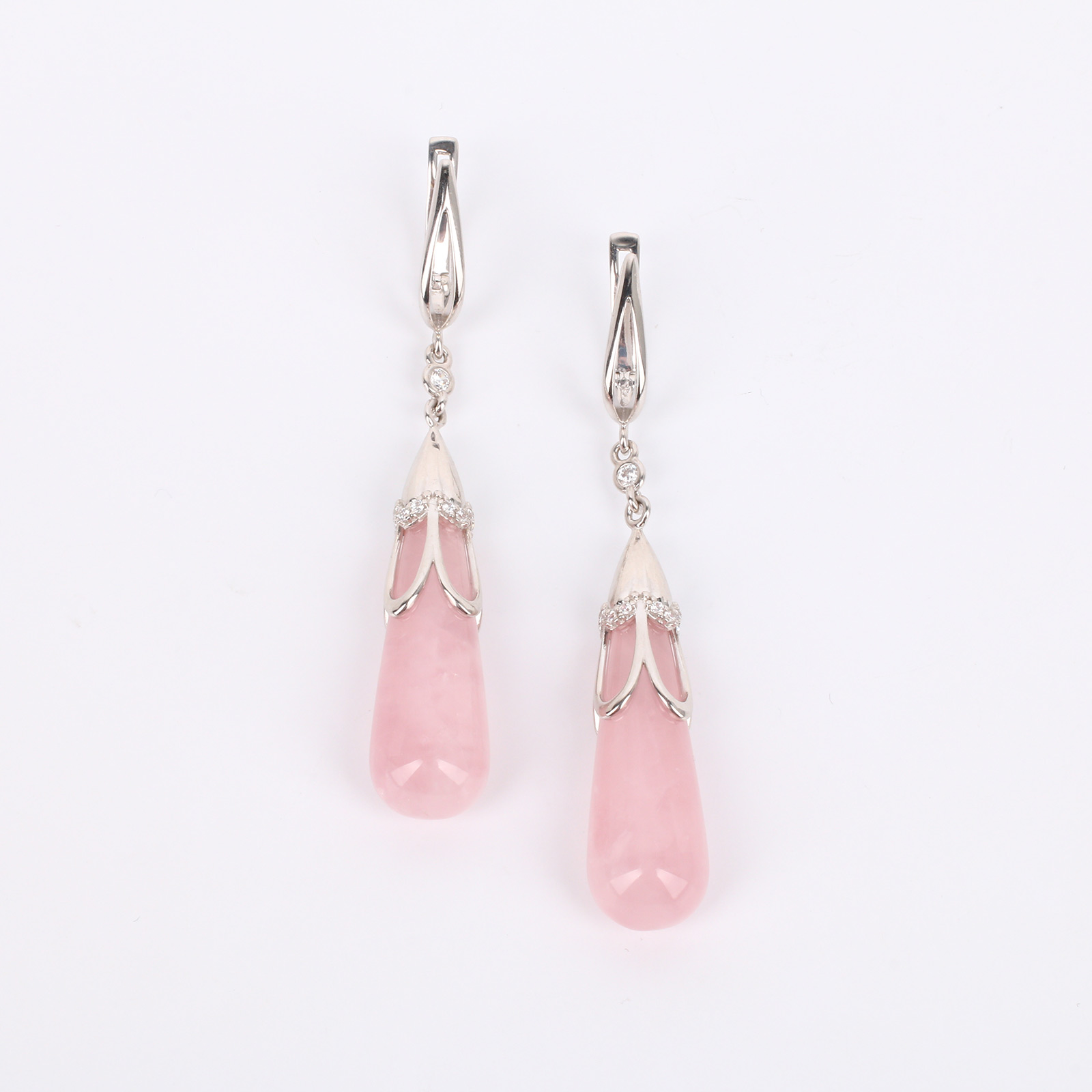 

Серебряные серьги "Rose"