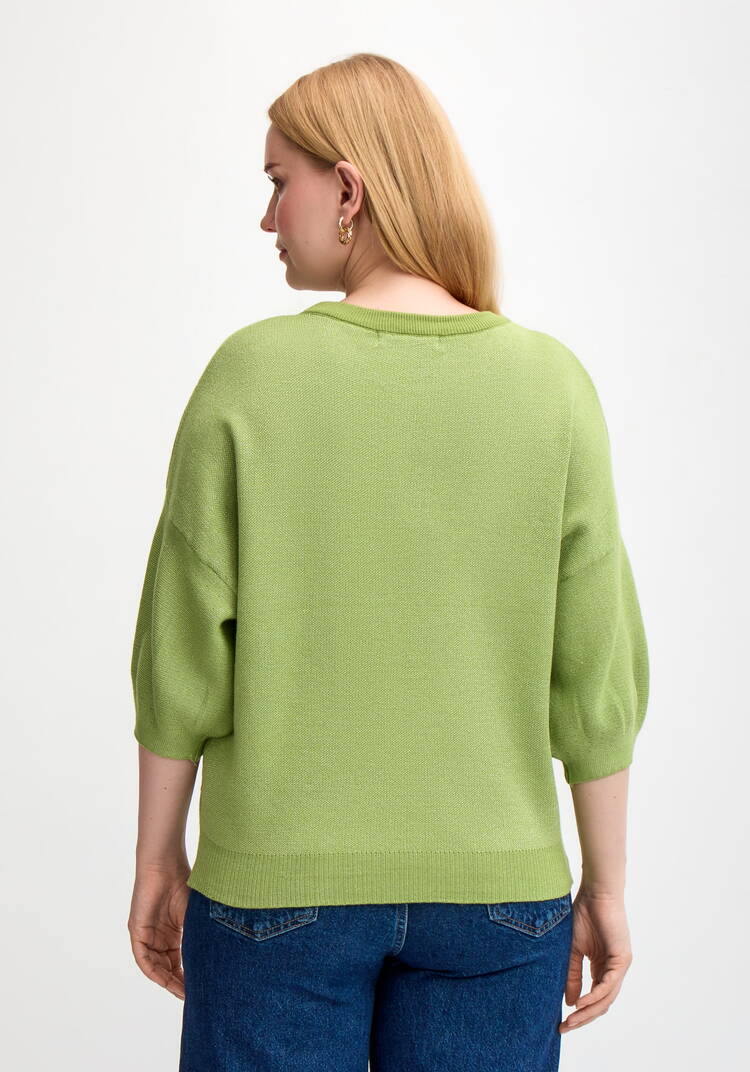 Джемпер с декором и рукавом 3/4 шир.  750, рис. 27