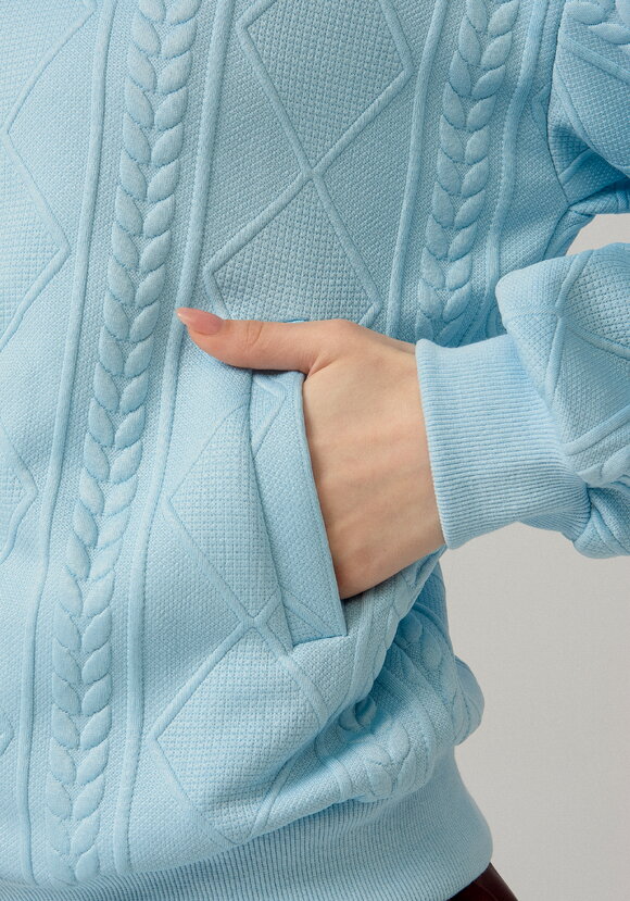 Костюм бомбер и брюки свободного кроя шир.  580, рис. 17