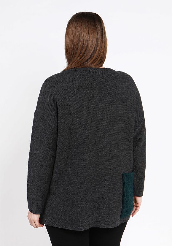 Джемпер Красивая история шир.  580, рис. 7