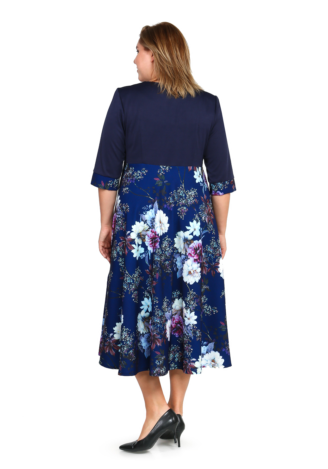Платье "Дивный сад" Bianka Modeno, размер 50, цвет салатовый - фото 8