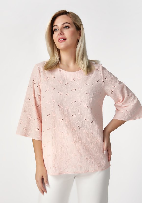 Блуза из ткани шитье шир.  580, рис. 11