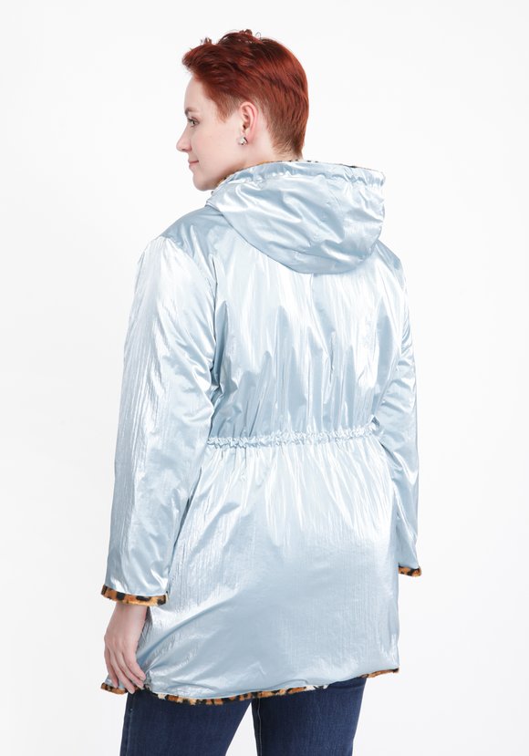 Куртка с анималистическим принтом шир.  580, рис. 6