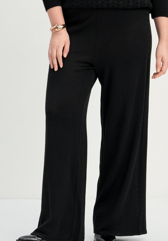 Брюки прямые свободной посадки с лампасами шир.  580, рис. 16