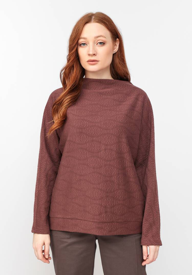 Джемпер из трикотажной фактурной ткани шир.  750, рис. 18