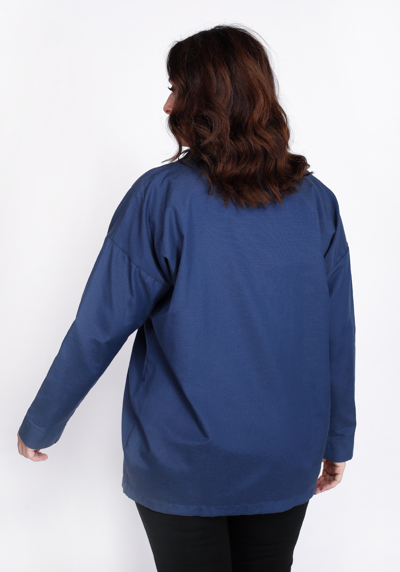 Рубашка свободного кроя с застежкой Manhattan, размер 48, цвет молочный - фото 6