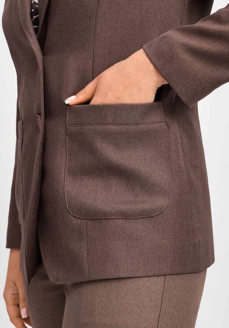 Пиджак с контрастным подкладом шир.  750, рис. 6