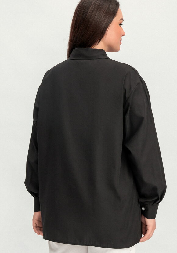 Рубашка с принтом на передней полочке шир.  580, рис. 23