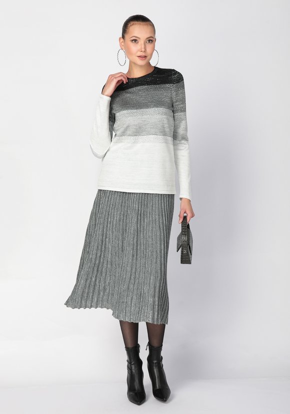 Юбка миди с метанитью шир.  580, рис. 6