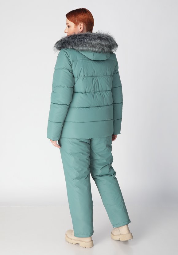 Костюм горнолыжный с мехом шир.  580, рис. 8