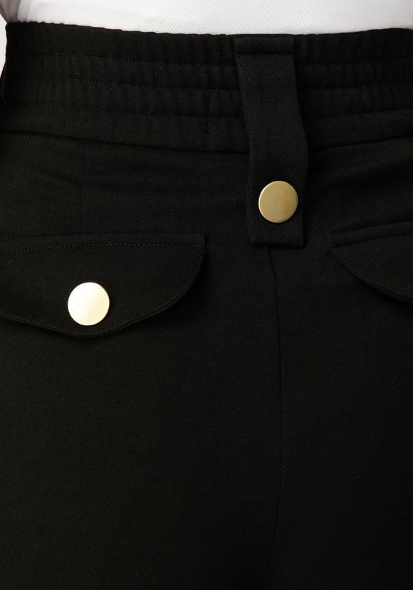 Брюки женские с декоративными пуговицами шир.  580, рис. 5