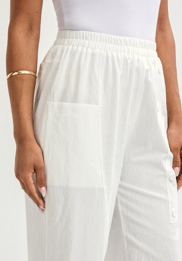 Брюки с декоративной планкой и карманами шир.  580, рис. 14