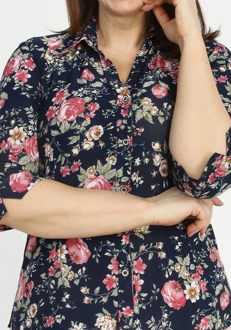 Блуза Чудесная встреча шир.  750, рис. 4