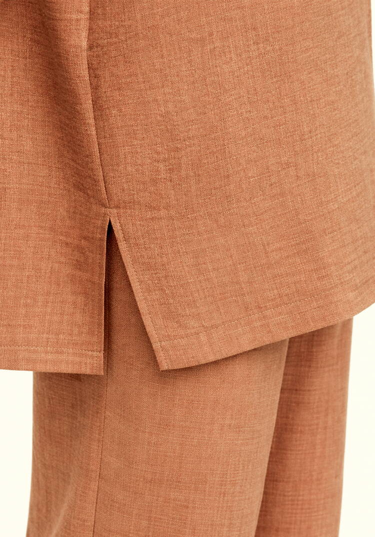 Жакет свободного кроя на пуговице Агата шир.  750, рис. 14