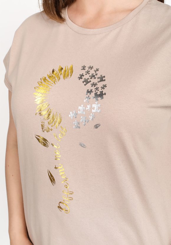 Футболка с принтом по груди шир.  580, рис. 8