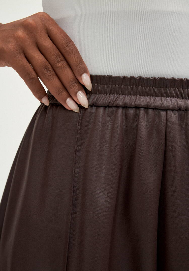 Юбка А-образного кроя трикотажная шир.  750, рис. 5