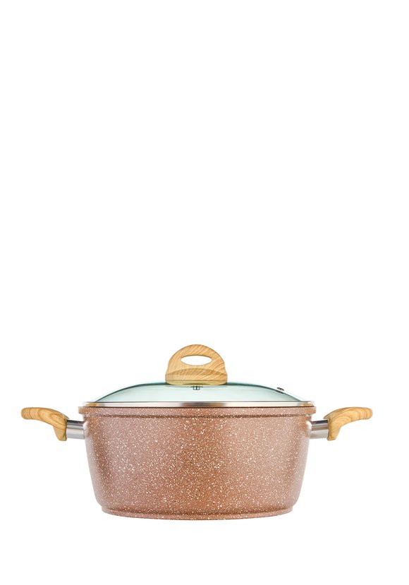 Кастрюля  Casta Bamino со стеклянной крышкой шир.  580, рис. 1