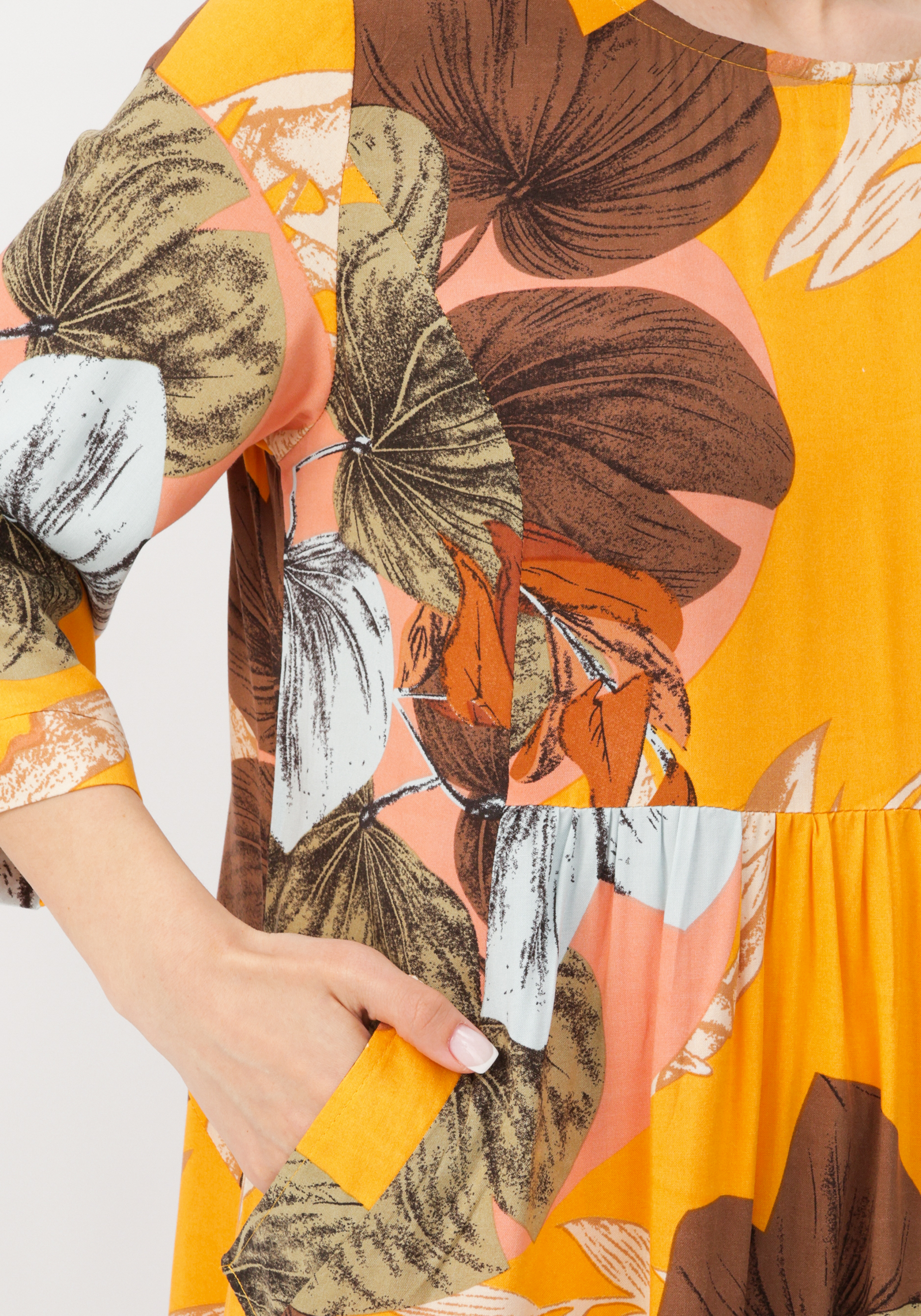 Платье "Лилит" Edsel Krause, размер 50, цвет оранжевый - фото 10