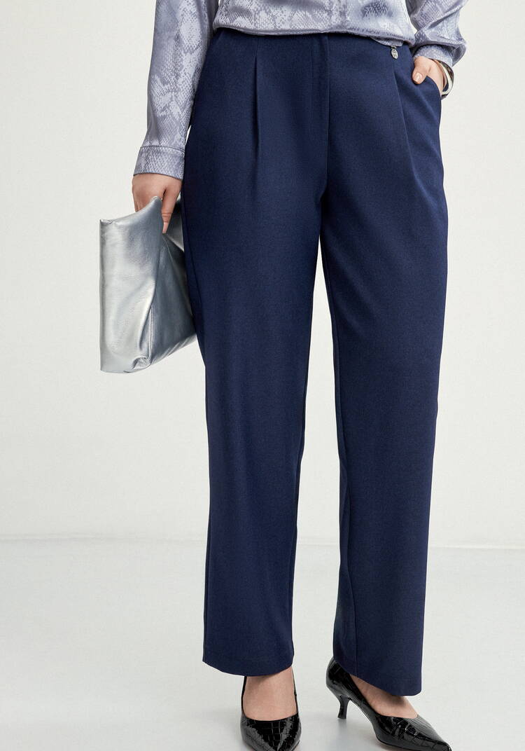 Брюки-бананы с карманами Герда шир.  750, рис. 21