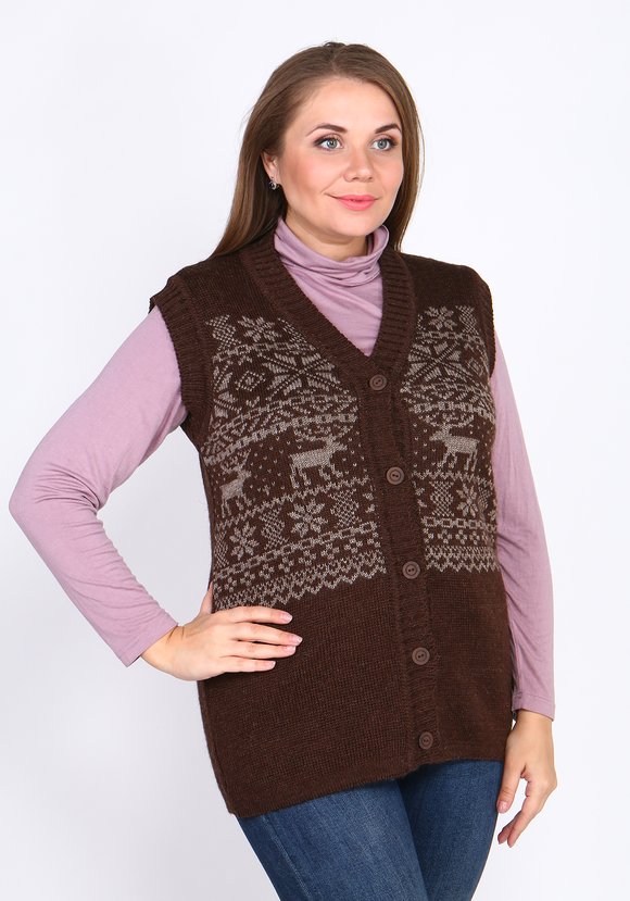 Безрукавка из верблюжьей шерсти шир.  580, рис. 2