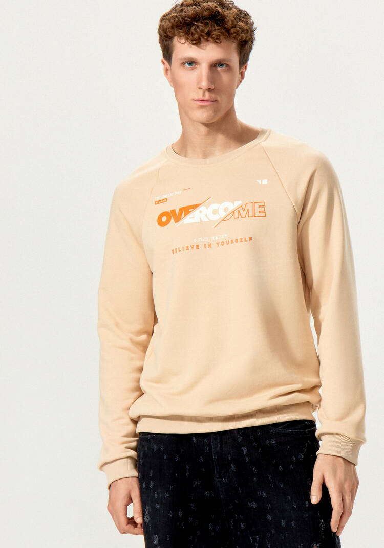 Свитшот с принтом на передней полочке шир.  750, рис. 14