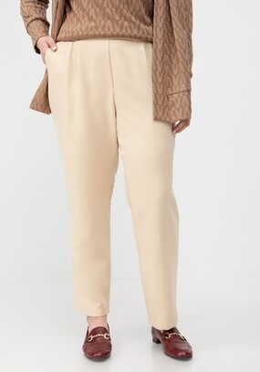 Брюки с карманами и резинкой на поясе