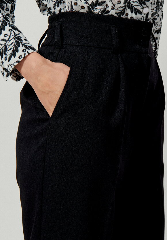 Брюки из костюмной ткани со стрелками шир.  580, рис. 6