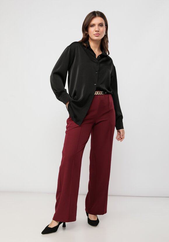 Брюки прямого кроя с комфортным поясом шир.  580, рис. 17