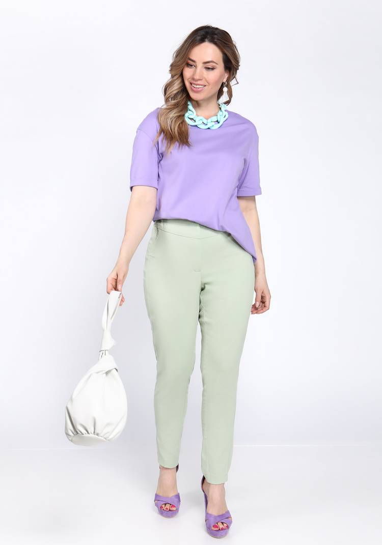 Футболка базовая однотонная шир.  750, рис. 28