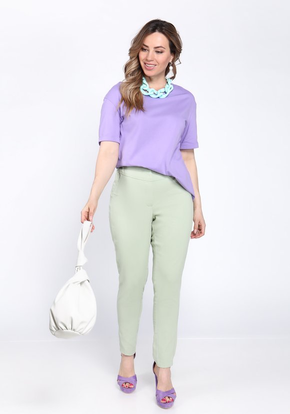 Футболка базовая однотонная шир.  580, рис. 28