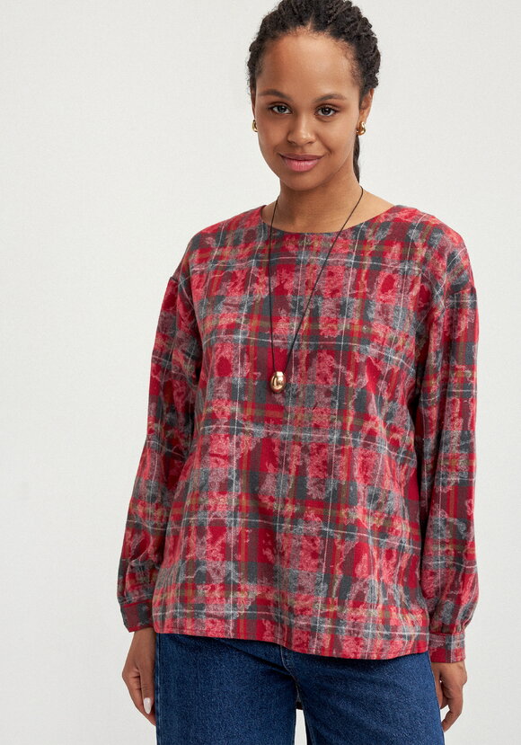 Блуза с застёжкой на спинке шир.  580, рис. 25