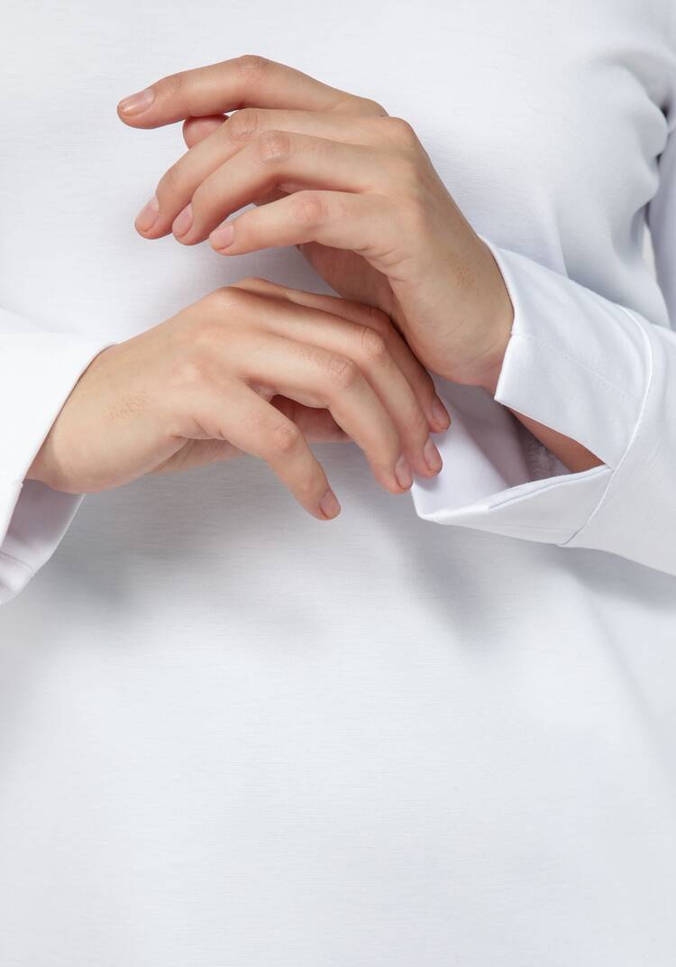 Джемпер с оригинальными манжетами шир.  750, рис. 6