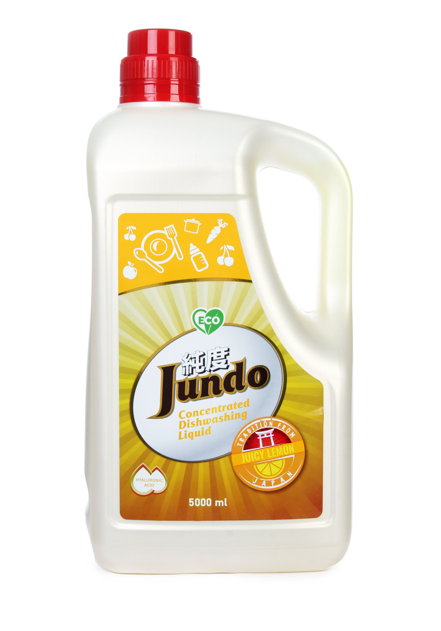 Концентрированный ЭКО-гель Jundo, 5 л. Jundo, цвет зеленый чай с мятой