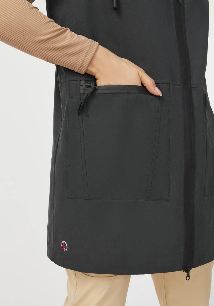 Жилет на молнии с капюшоном шир.  750, рис. 3