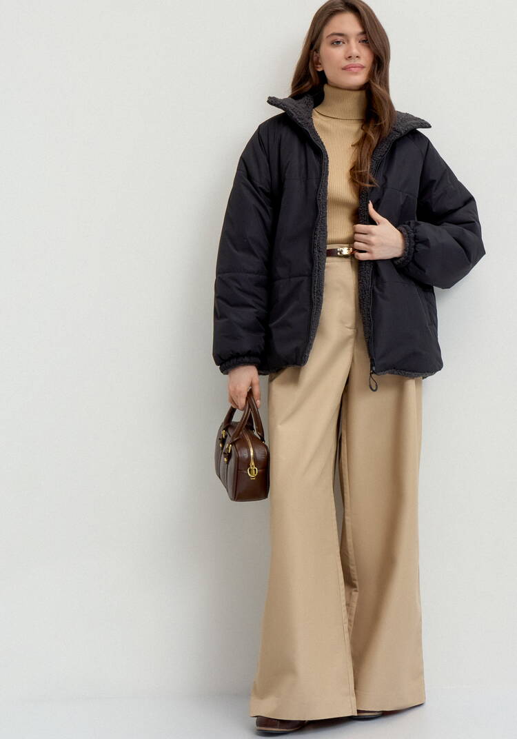 Двусторонняя куртка с высоким воротом шир.  750, рис. 22