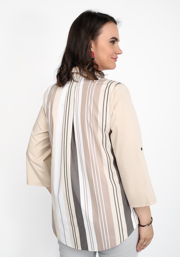 Блуза Строгий стиль шир.  580, рис. 2