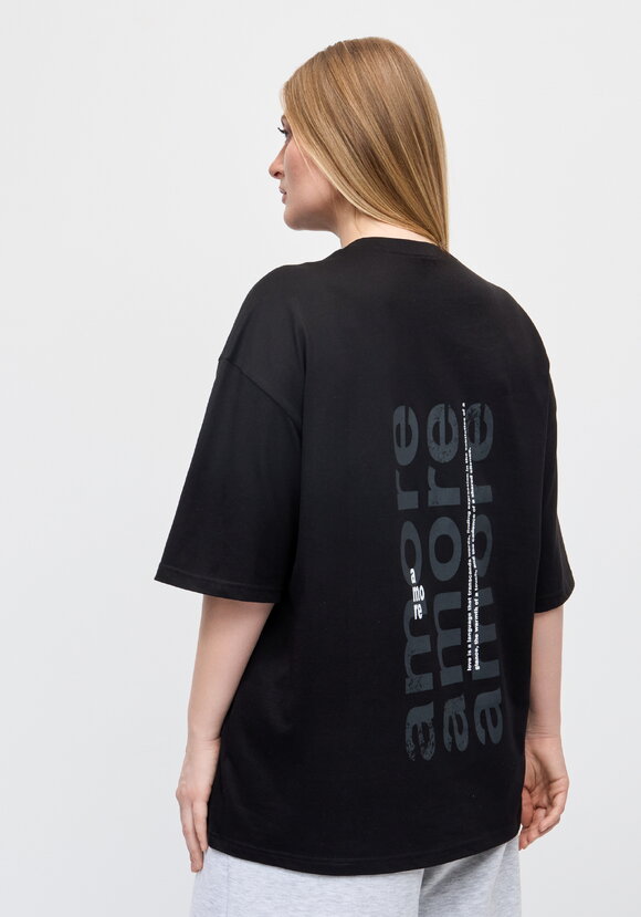 Футболка с принтом Любовь шир.  580, рис. 9