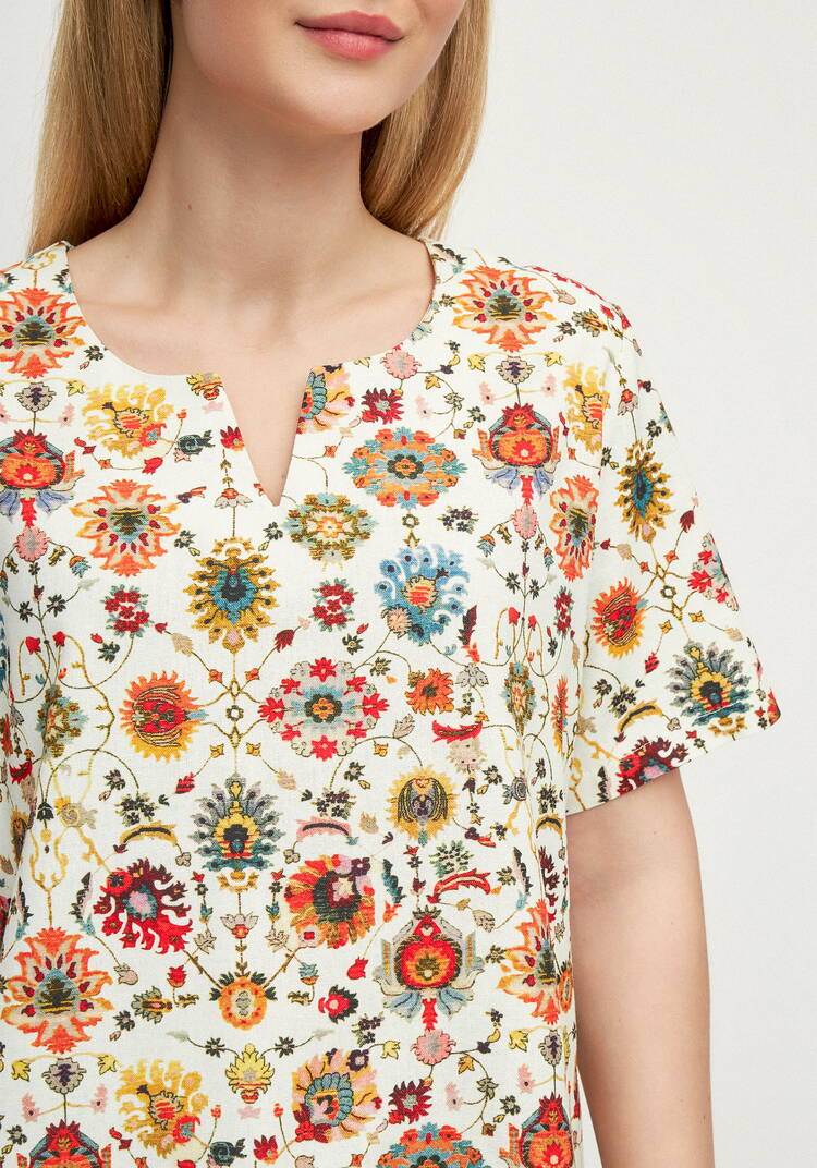 Блуза Путешествие мечты шир.  750, рис. 5