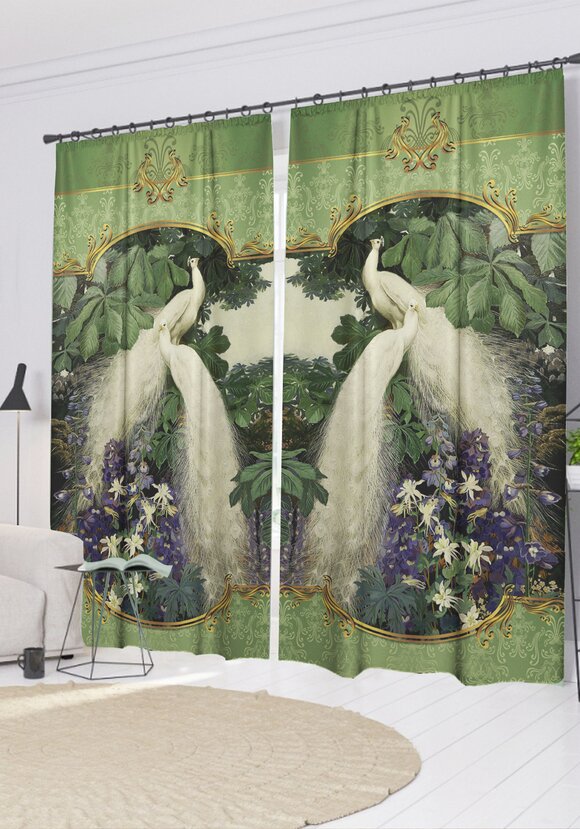 Комплект фотоштор Символ счастья шир.  580, рис. 1